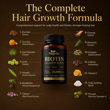 Migello Hair Growth support 60 Capsules