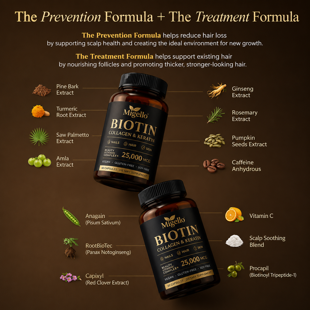 Migello Hair Growth support 60 Capsules