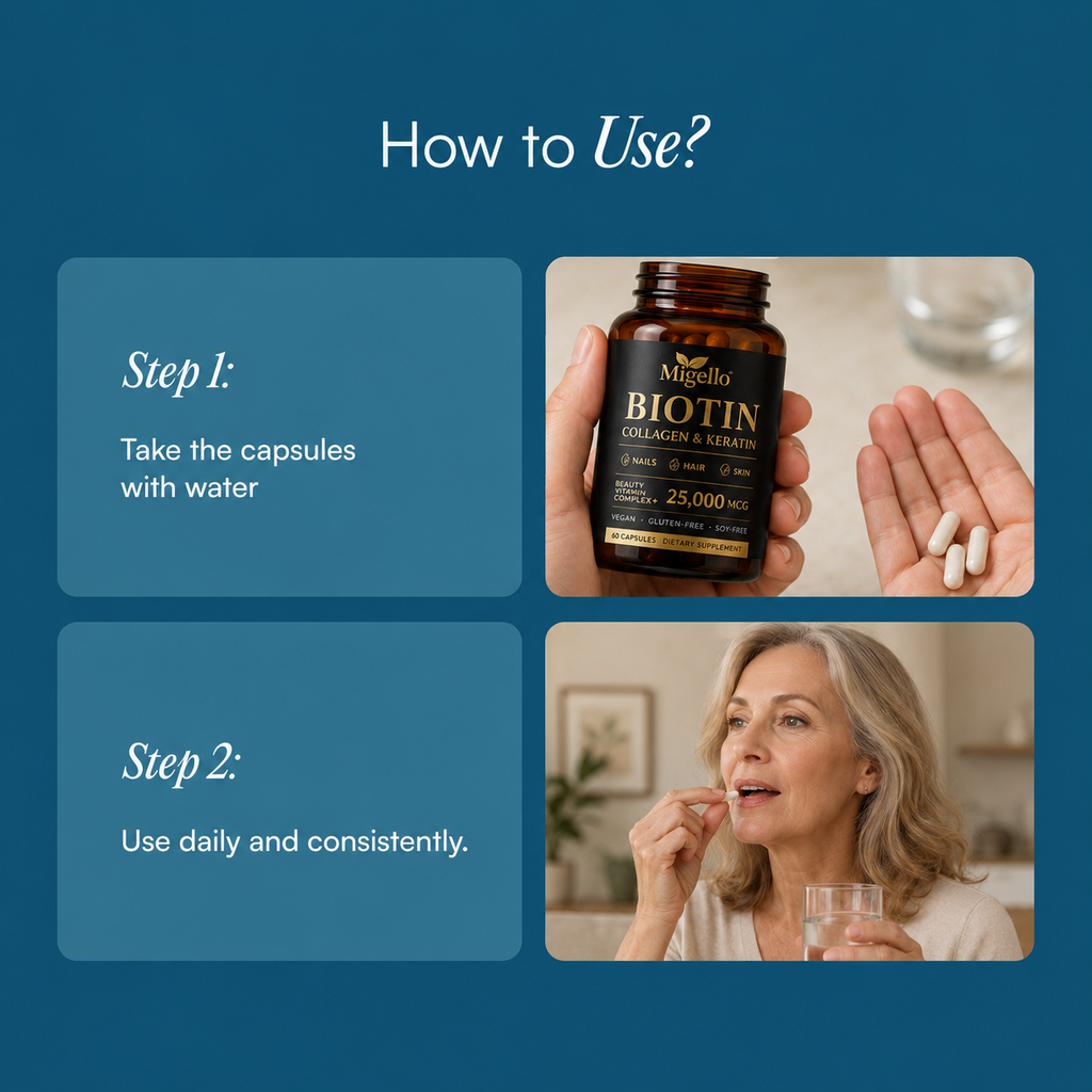 Migello Hair Growth support 60 Capsules